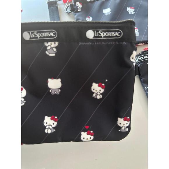 Lesportsac Hello Kitty Wristlet Pouch Set of 3 NWT - Picture 2 of 4